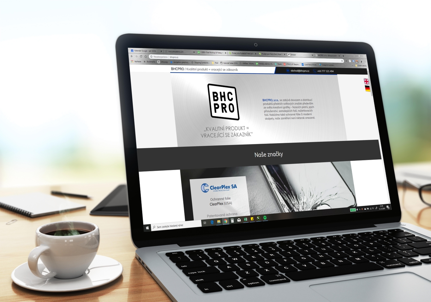BHCPRO - Redesign loga, web