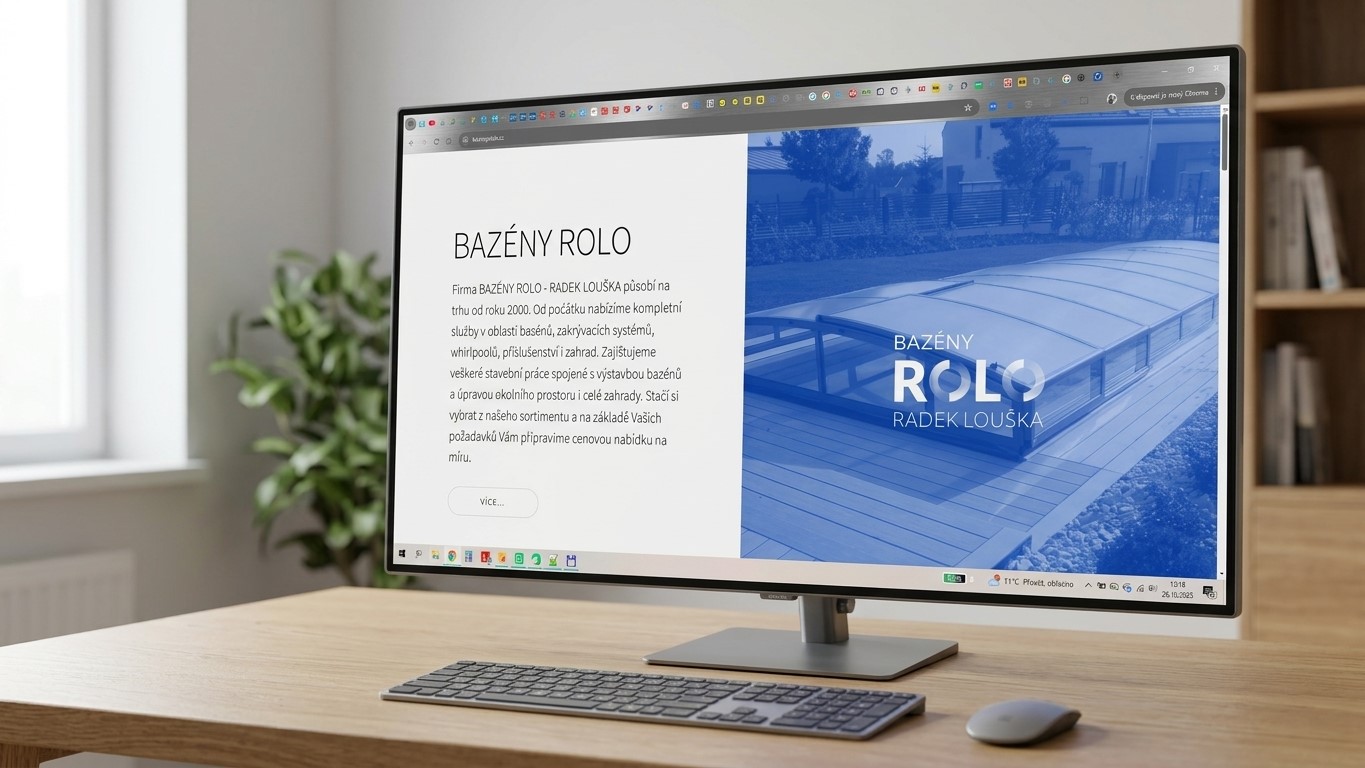 Bazény ROLO - homepage